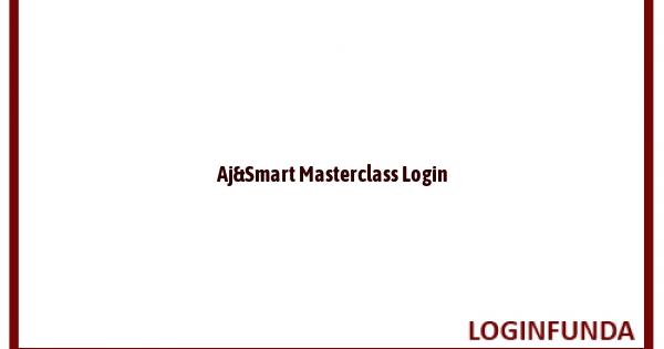 Aj&Smart Masterclass Login