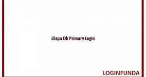 Lhspa Db Primary Login