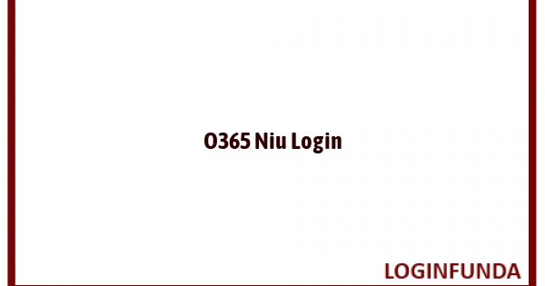 O365 Niu Login