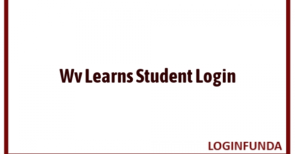 Wv Learns Student Login